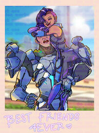 Fully rendered, two people, $90